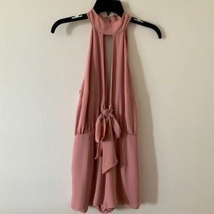 Willow & Clay light dusty pink romper